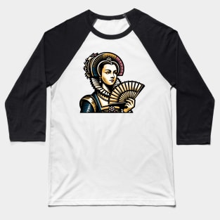Elizabethan Woman Baseball T-Shirt